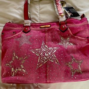 NWT Nicole Lee Designer bag Rhinestone Details